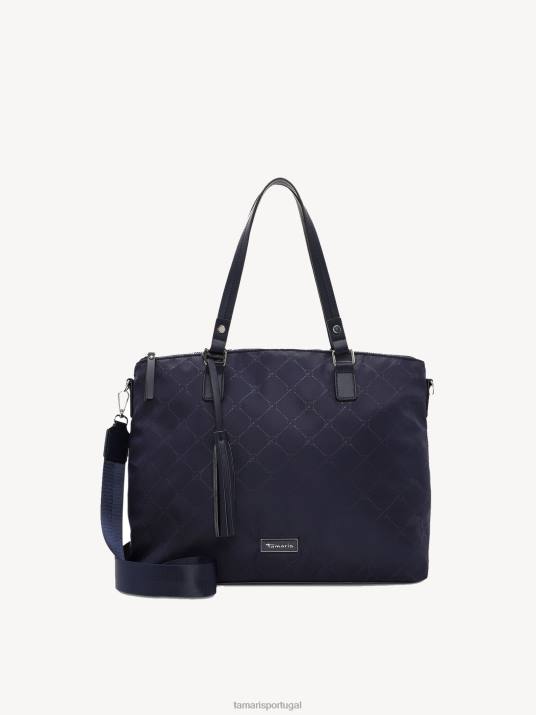 Tamaris mulheres sacola de compras - azul D06N3265