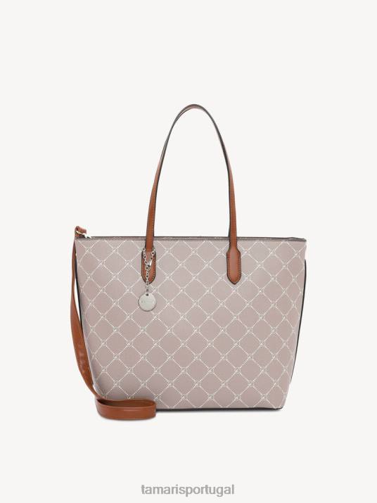 Tamaris mulheres sacola de compras - bege/taupe D06N2959