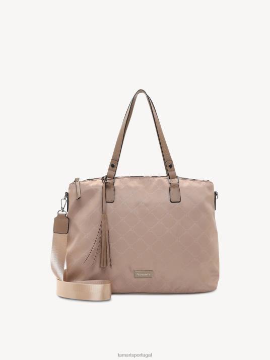 Tamaris mulheres sacola de compras - marrom/taupe D06N3249