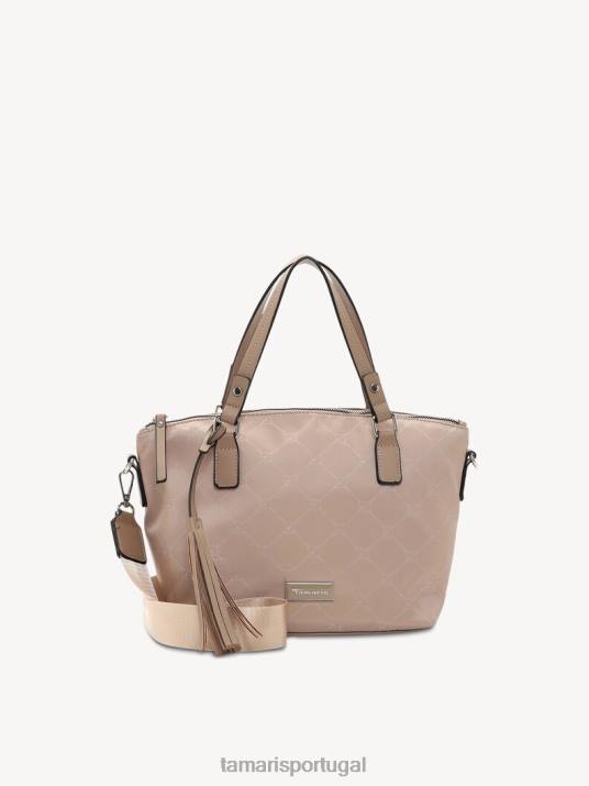 Tamaris mulheres sacola de compras - marrom/taupe D06N3264