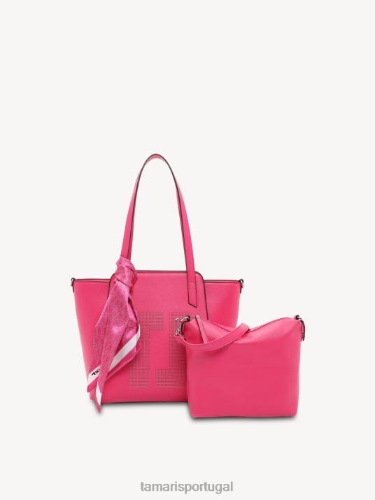 Tamaris mulheres sacola de compras - rosa D06N3198