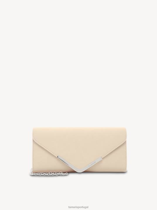 Tamaris mulheres bolsa clutch - bege/creme D06N2668