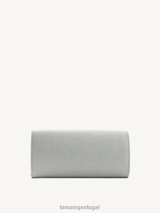 Tamaris mulheres bolsa clutch - prata/prata metálico D06N2670