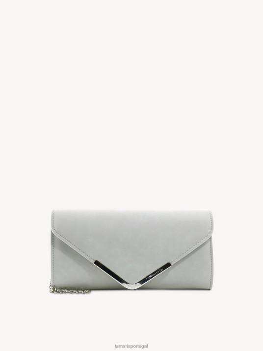 Tamaris mulheres bolsa clutch - prata/prata metálico D06N2670