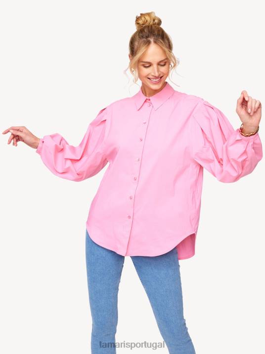 Tamaris mulheres blusa - rosa/rosa cravo D06N2532