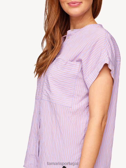 Tamaris mulheres blusa - roxo/lavanda D06N2475