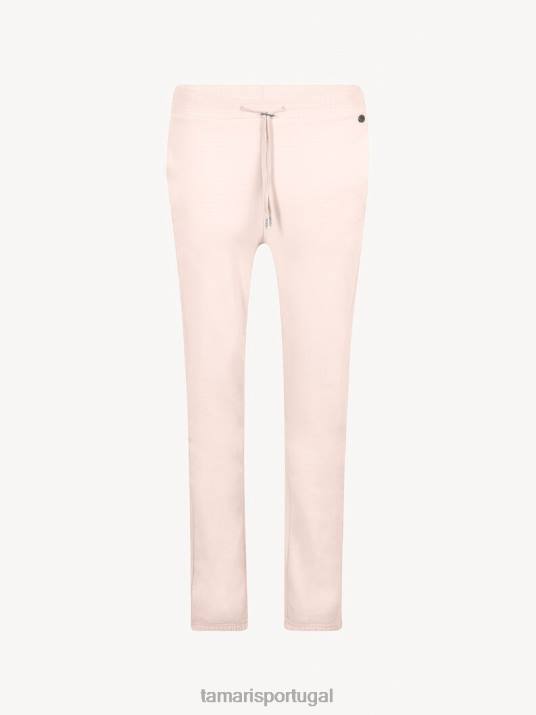 Tamaris mulheres calças jogging - rosa/nuvem rosa D06N2471