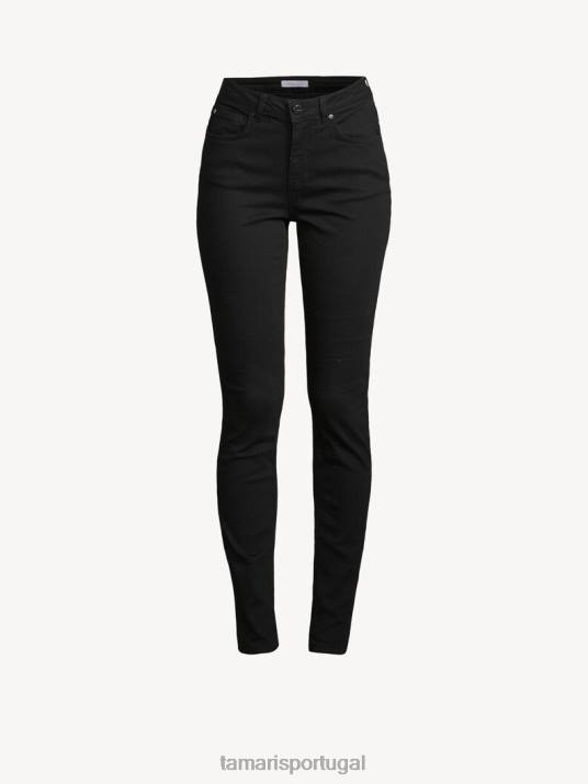 Tamaris mulheres jeans - jeans preto/preto D06N2526