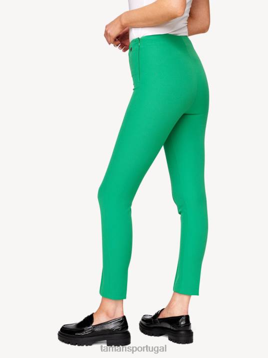 Tamaris mulheres leggings - verde/jelly bean D06N2503