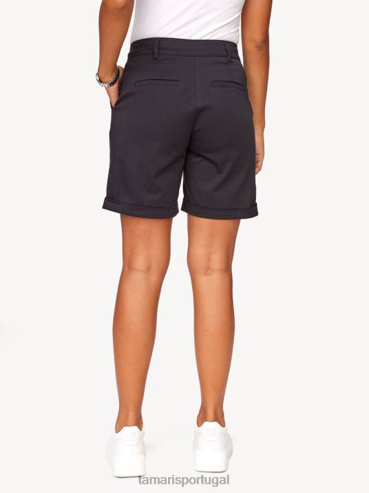 Tamaris mulheres shorts - preto/black beauty D06N2470