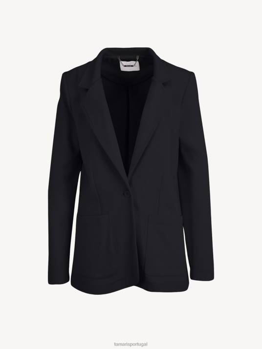 Tamaris mulheres blazer - preto/beleza negra D06N2514