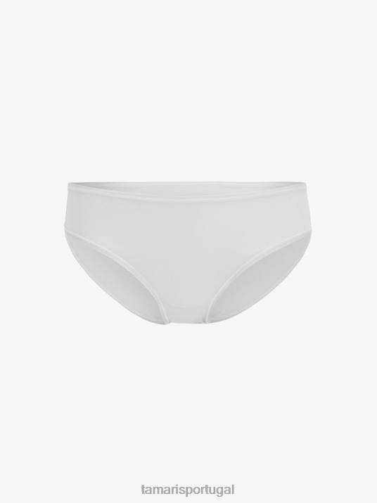 Tamaris mulheres cuecas - branco/branco brilhante D06N2446