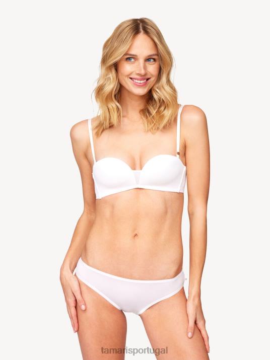 Tamaris mulheres cuecas - branco/branco brilhante D06N2446