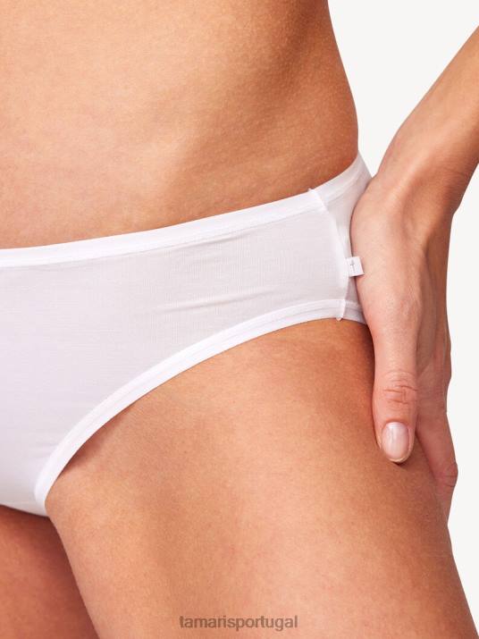 Tamaris mulheres cuecas - branco/branco brilhante D06N2446