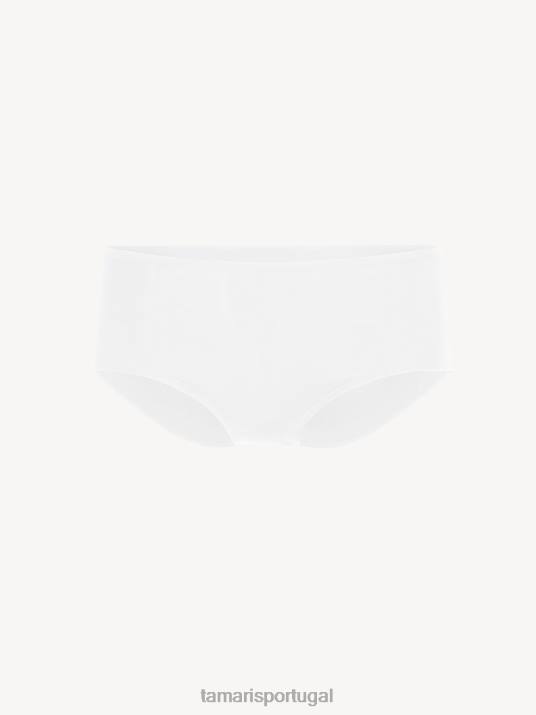 Tamaris mulheres cuecas - branco/branco brilhante D06N2528