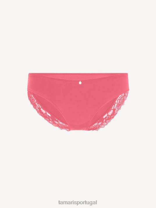 Tamaris mulheres cuecas - coral rosa/sol beijado D06N2375