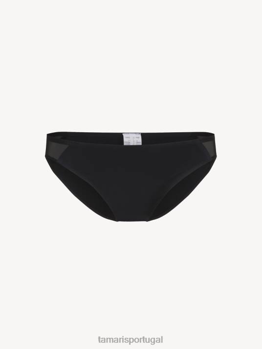 Tamaris mulheres cuecas - preto/preto azeviche D06N2379