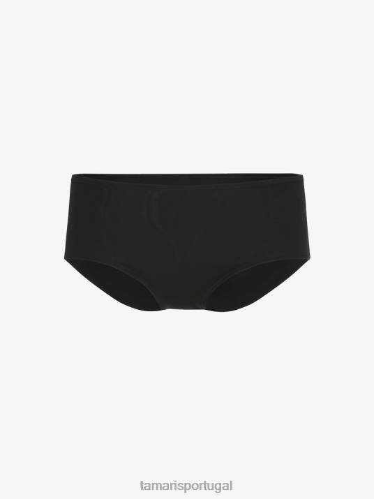 Tamaris mulheres cuecas - preto/preto azeviche D06N2524