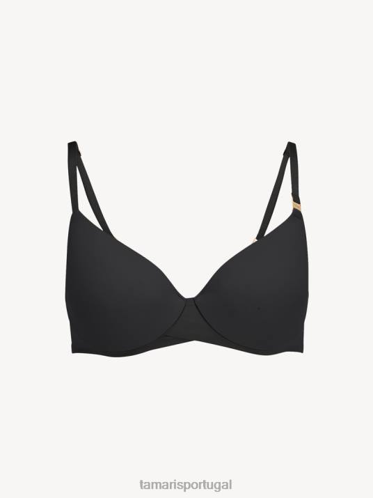 Tamaris mulheres sutiã - preto/preto azeviche D06N2571