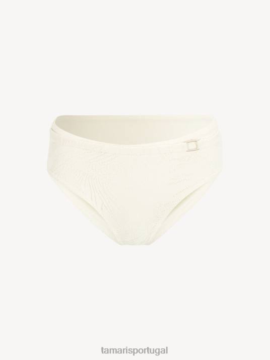 Tamaris mulheres cuecas de biquíni - branco/leite de coco D06N2546