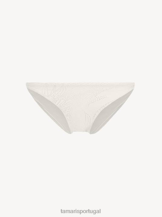 Tamaris mulheres cuecas de biquíni - branco/leite de coco D06N2556