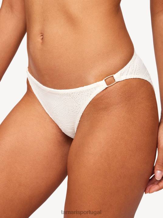 Tamaris mulheres cuecas de biquíni - branco/leite de coco D06N2556