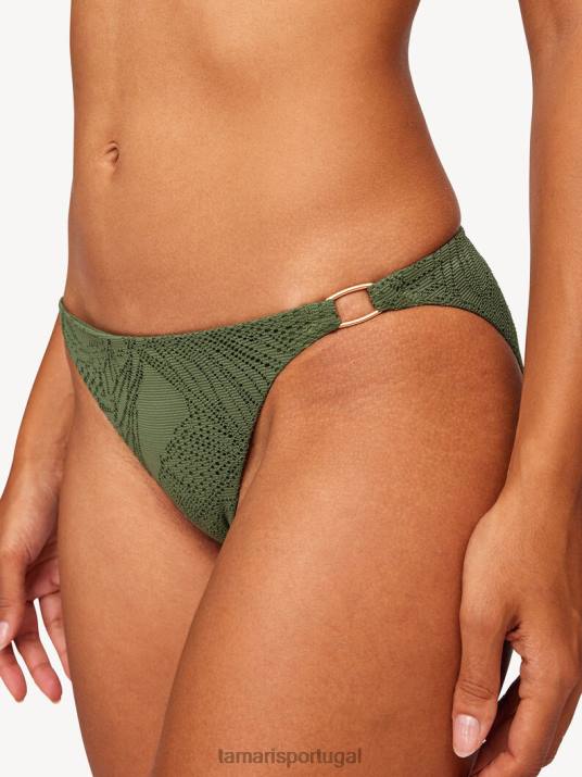 Tamaris mulheres cuecas de biquíni - verde/verde bronze D06N2573