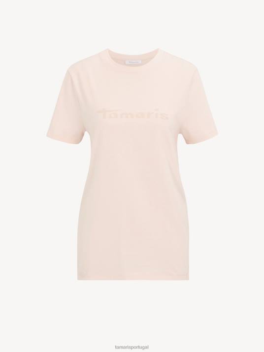 Tamaris mulheres t-shirt - rosa/nuvem rosa D06N2408