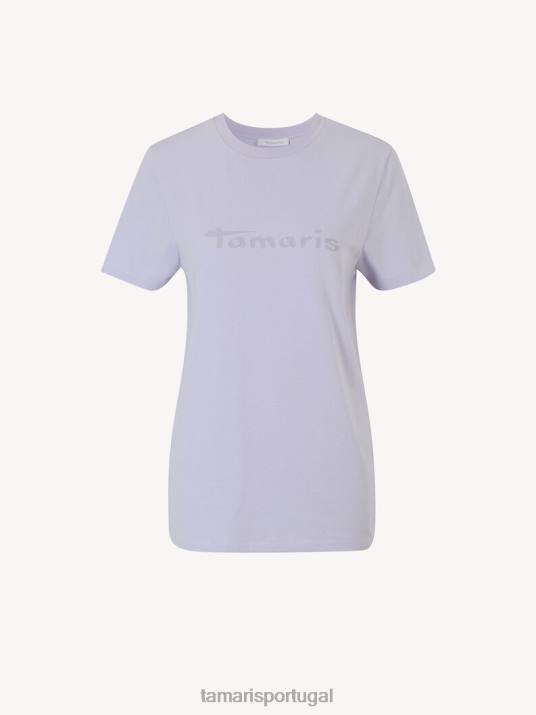 Tamaris mulheres t-shirt - roxo/lavanda D06N2432