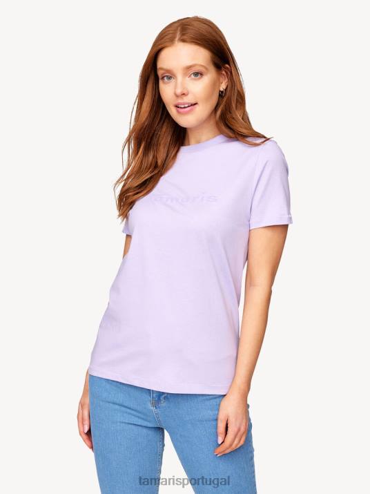 Tamaris mulheres t-shirt - roxo/lavanda D06N2432