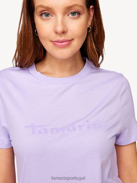 Tamaris mulheres t-shirt - roxo/lavanda D06N2432