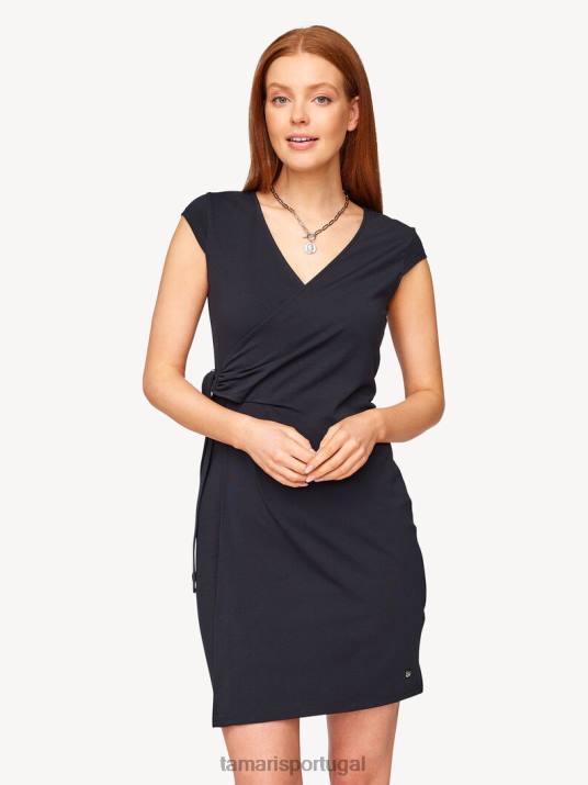 Tamaris mulheres vestido - preto/beleza negra D06N2567