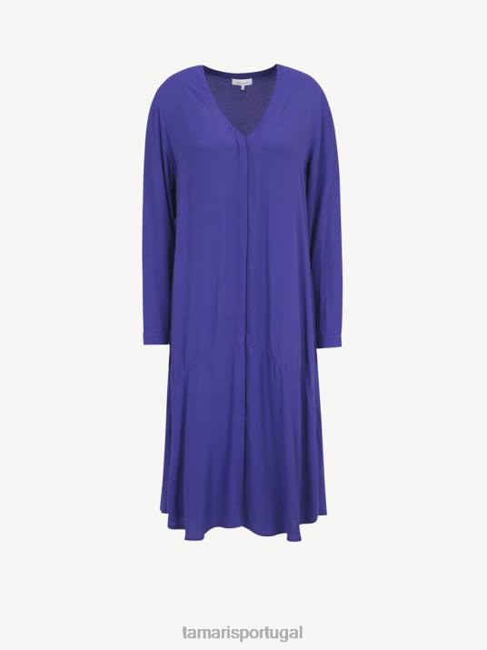 Tamaris mulheres vestido - roxo/azul profundo D06N2398