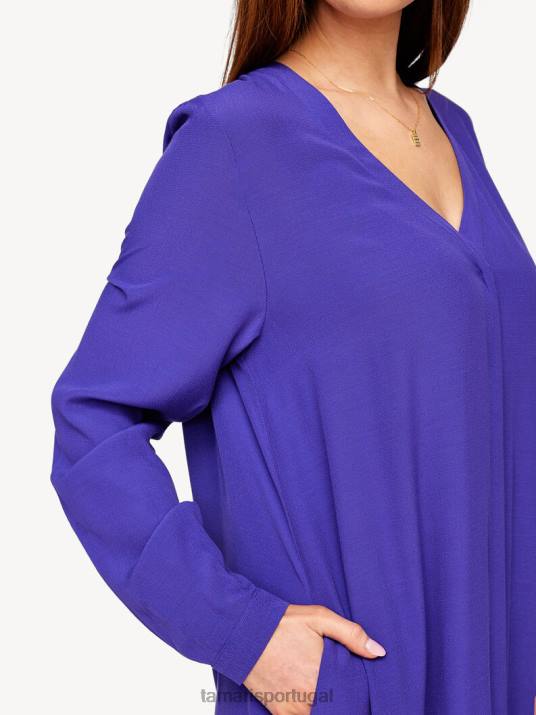 Tamaris mulheres vestido - roxo/azul profundo D06N2398