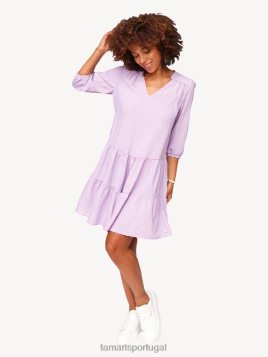 Tamaris mulheres vestido - roxo/lavanda D06N2382