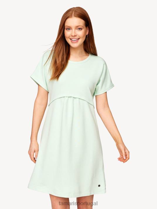 Tamaris mulheres vestido - verde/verde gossamer D06N2421