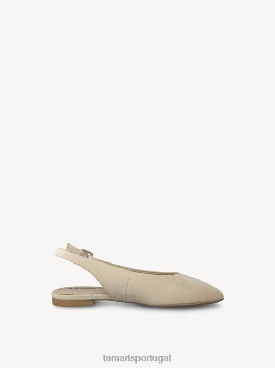 Tamaris mulheres sling pumps - bege/nude D06N1988