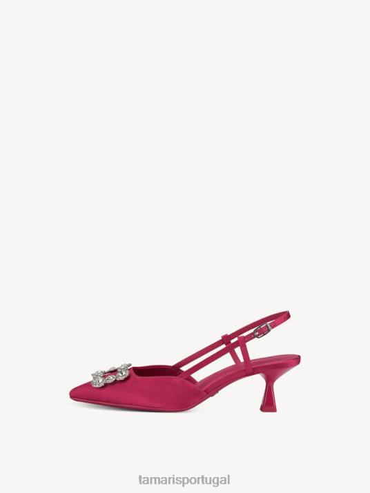 Tamaris mulheres sling pumps - rosa/fuxia D06N1553