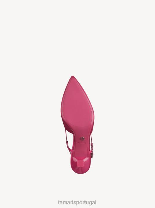 Tamaris mulheres sling pumps - rosa/fuxia D06N1553