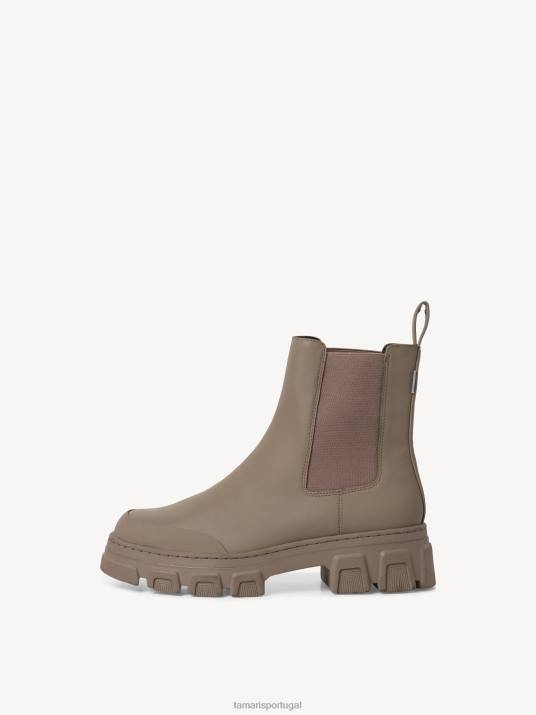 Tamaris mulheres bota chelsea - marrom/taupe uni D06N1126