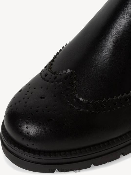 Tamaris mulheres bota chelsea - preto/preto mate D06N1251