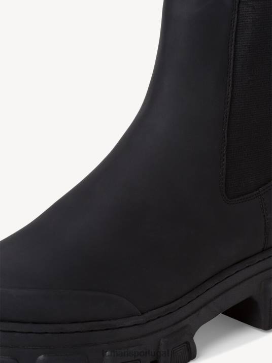 Tamaris mulheres bota chelsea - preto/preto uni D06N1637