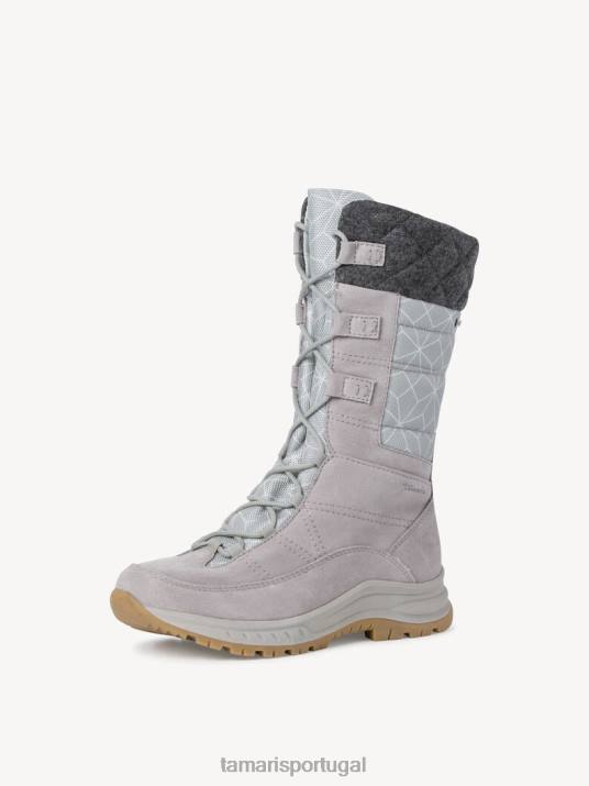 Tamaris mulheres botas - cinza/lt. cinza D06N535