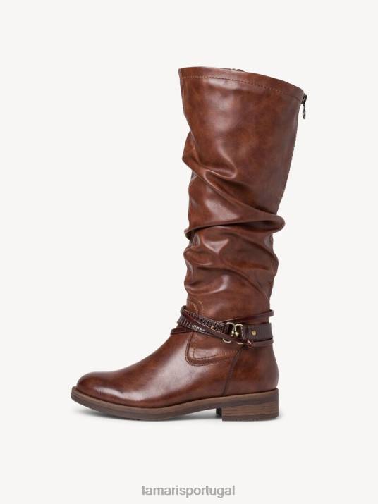 Tamaris mulheres botas - marrom/brandy D06N1747