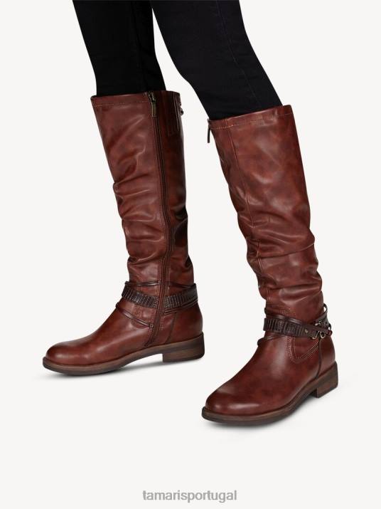 Tamaris mulheres botas - marrom/brandy D06N1747