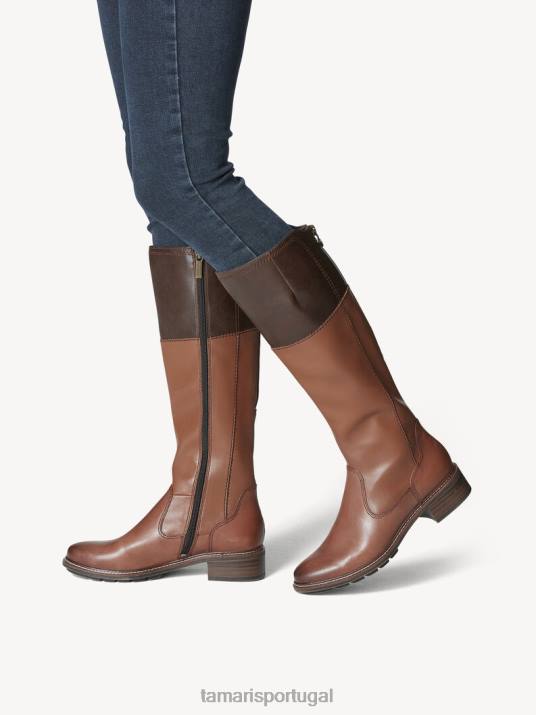 Tamaris mulheres botas - marrom/conhaque D06N1238