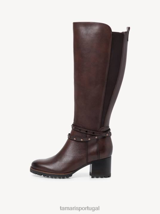 Tamaris mulheres botas - marrom/mogno D06N2106