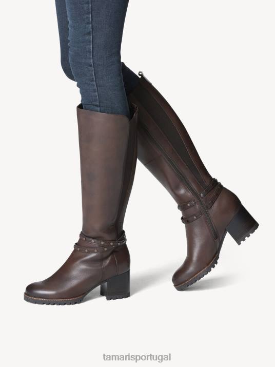 Tamaris mulheres botas - marrom/mogno D06N2106