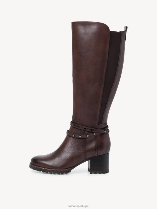 Tamaris mulheres botas - marrom/mogno D06N2106