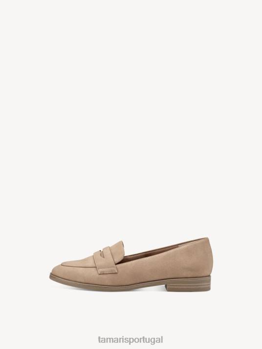 Tamaris mulheres chinelo - bege/taupe D06N327